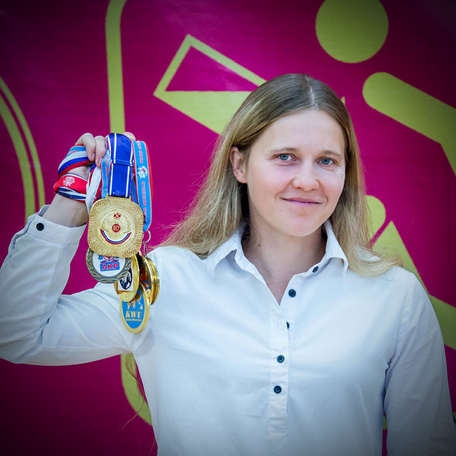 Трех-кратная ЧЕМПИОНКА МИРА KWU 2017г. Анжелика Сабаева